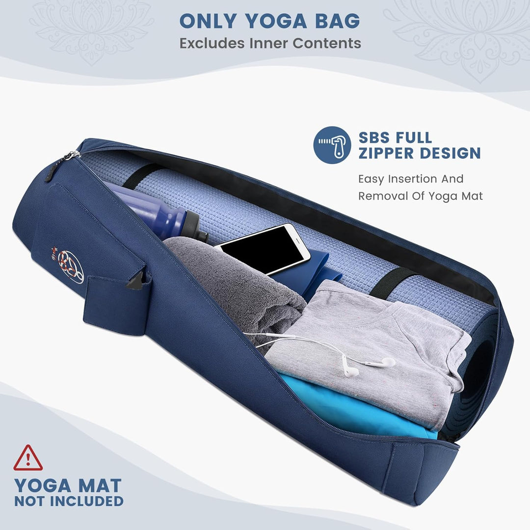 Gonex Yogatasche, Yogamatte Tasche Durchgehender Reissverschluss für Robuste wasserdichte Yogamatten