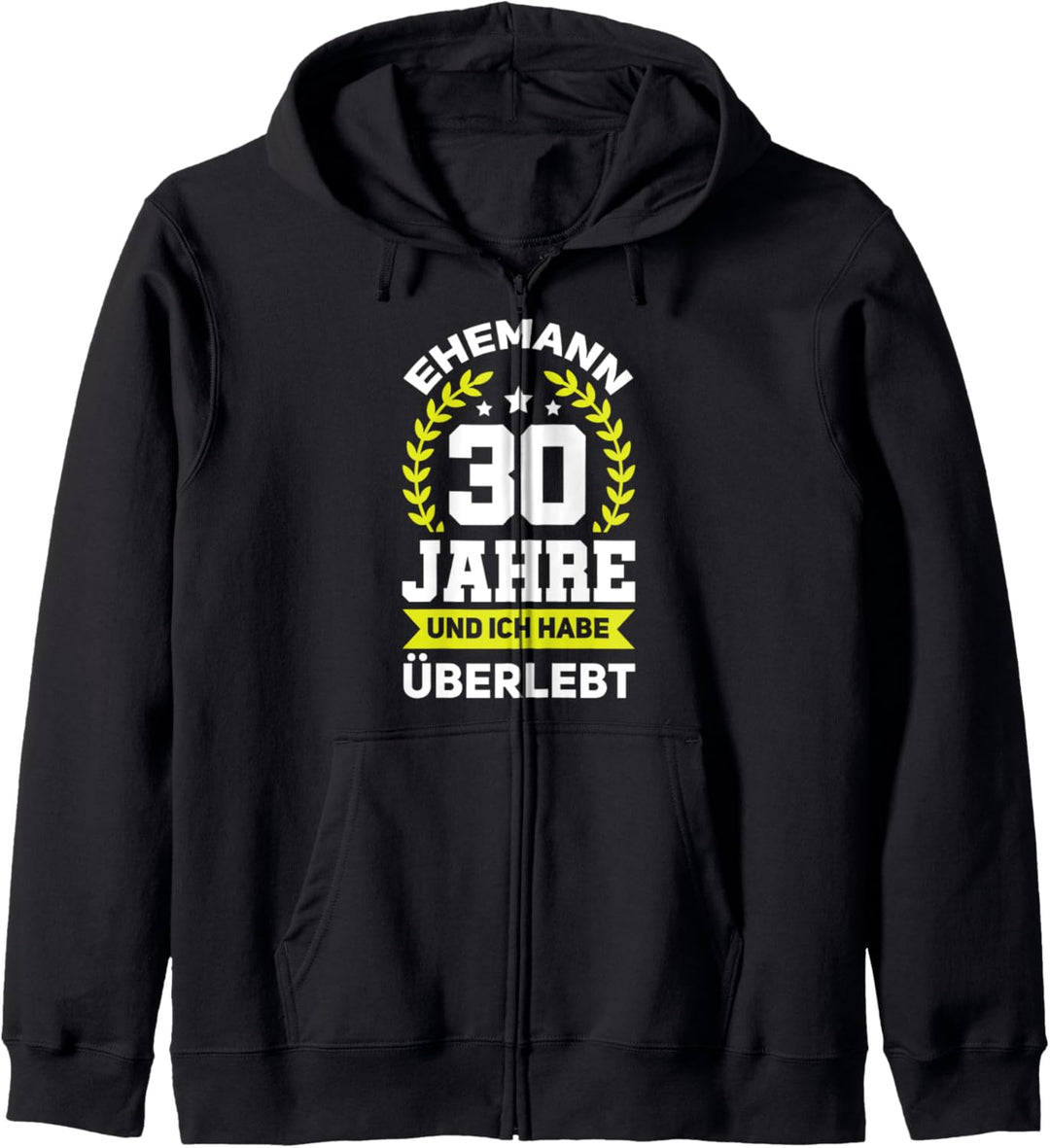 30. Hochzeitstag Ehemann 30 Jahre Ehe Kapuzenjacke
