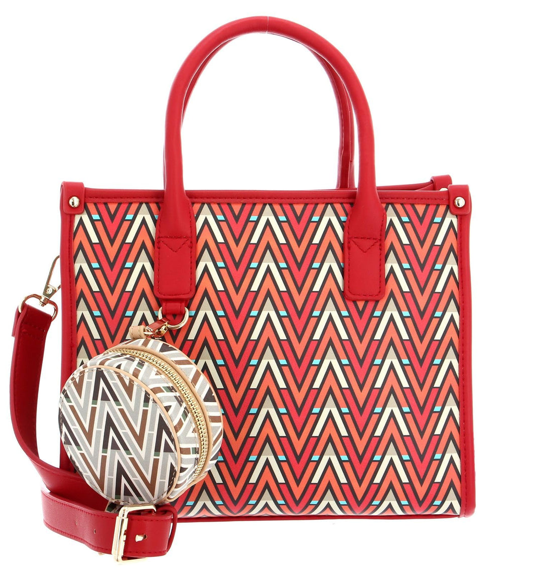 VALENTINO Bags Tonic - Handtasche 26 cm Rosso / Multicolor, Rosso / Multicolor