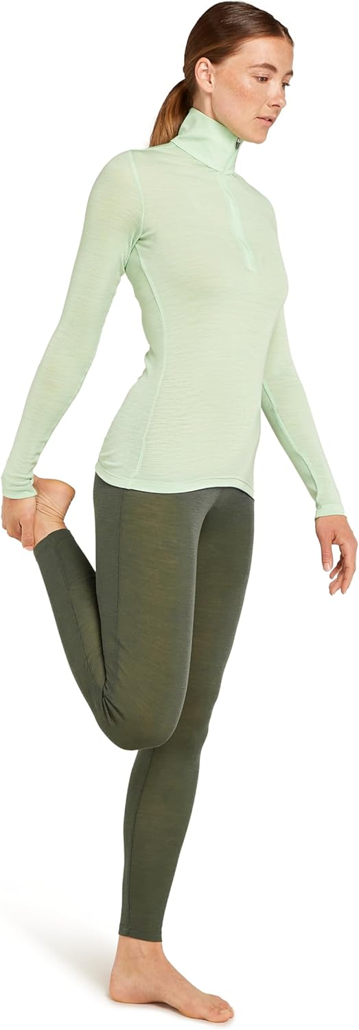 Icebreaker Damen Leggings Everyday Base Layer Leggings S Loden, S Loden