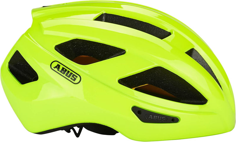 ABUS Rennradhelm Macator MIPS - Fahrradhelm für Einsteiger mit Schirm - geeignet für Zopfträger/-inn