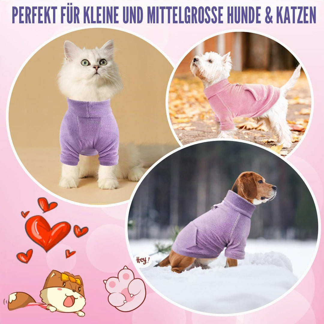 Mosukoirl Hundepullover Hund Hoodie Haustier Warme Mäntel Baumwolle Sweatshirts Hund Kleidung mit Ta