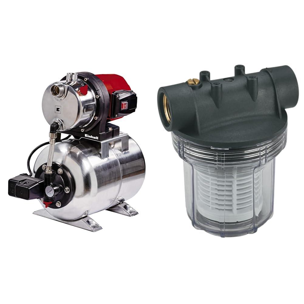 Einhell GC-WW 1250 NN Hauswasserwerk + Vorfilter (12 cm) inkl. Vorfilter 12 cm, inkl. Vorfilter 12 c