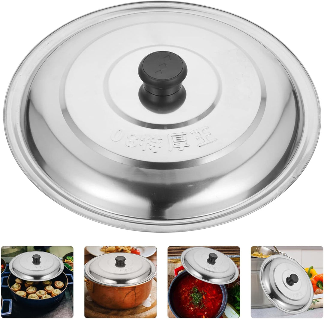 Garneck Topfdeckel Aus Edelstahl Glas Topfabdeckung Mini-pfannendeckel Ersatz Pfannendeckel Edelstah
