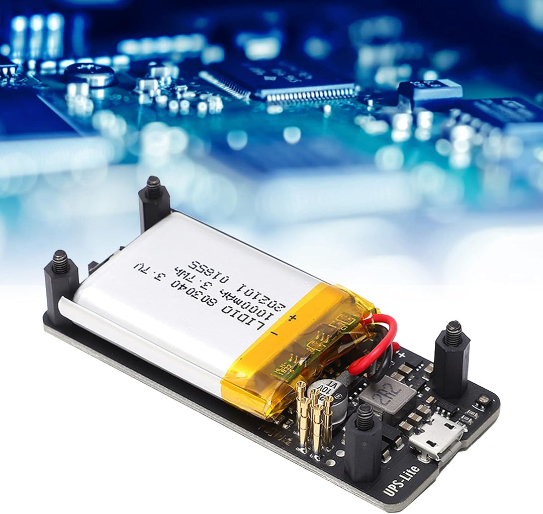 USV-Platine für Raspberry Pi, USV-Power-Board Lite Supply, Akku-Ladegerät, Zubehör für Zero, Unterbr