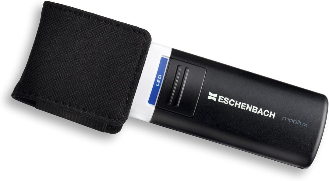 Eschenbach Optik Handlupe mobiluxLED mit LED-Beleuchtung und 7X-Vergrösserung Linsengrösse: (Ø) 35mm