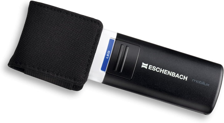 Eschenbach Optik Handlupe mobiluxLED mit LED-Beleuchtung und 7X-Vergrösserung Linsengrösse: (Ø) 35mm