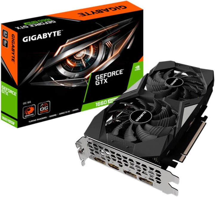 Gigabyte GeForce GTX 1660 SUPER OC 6G (6 GB GDDR6/PCI Express 3.0/1860 MHz/14000 MHz)