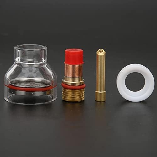 WIG Zubehör, WIG Brenner Gaslinse Spannzange Glasbecher WIG Schweissbrenner Kit Zubehör für WIG-17/1