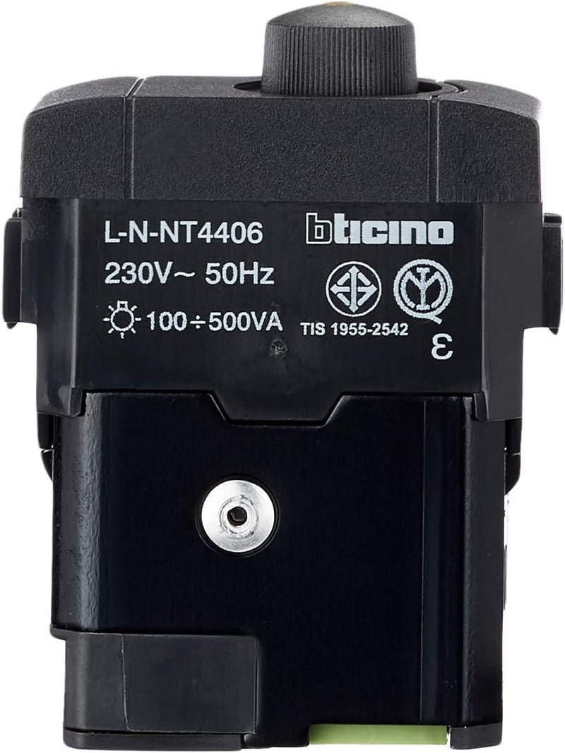 BTicino Living International L4406 Dimmer für Lasten, 500 W, 1 Modul