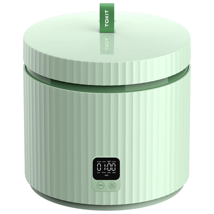 TOKIT Reiskocher Klein Pro 1,5L Mini aber Multifunktionen mit Display-Touch-Taste für 1-3 Personen K
