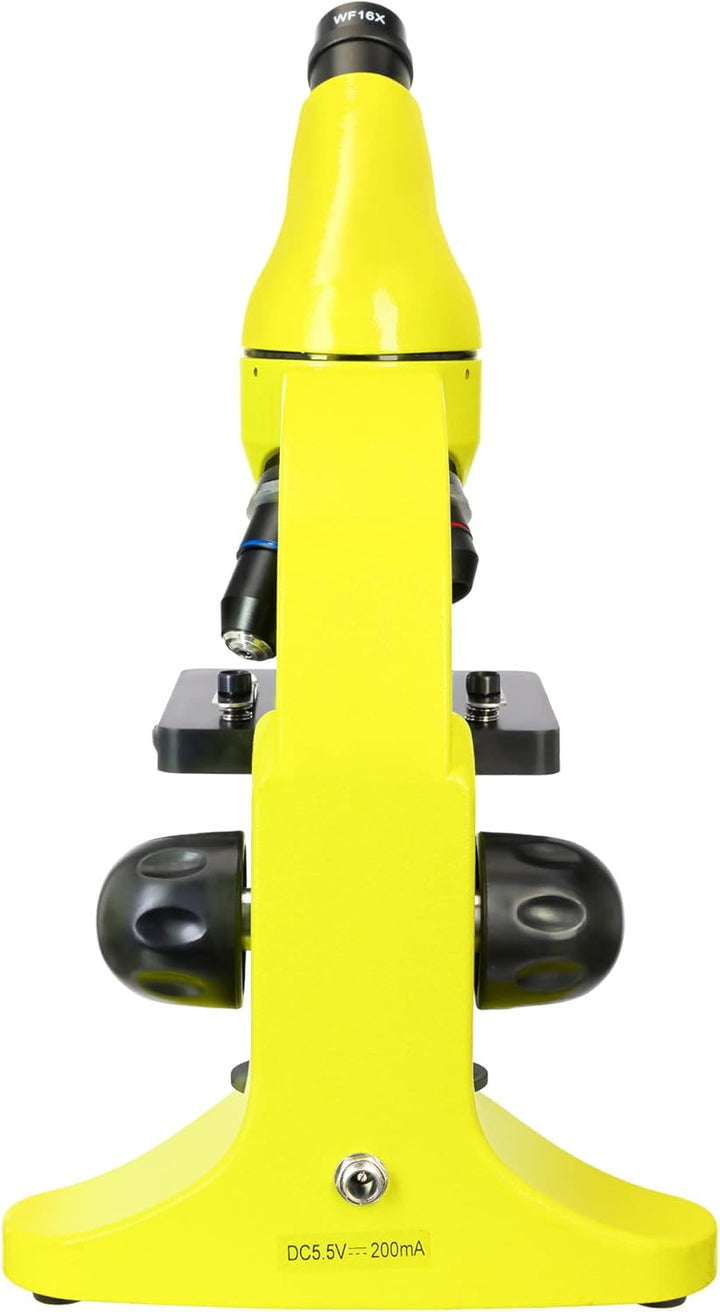 Levenhuk Rainbow 50L Plus Lime Wissenschafts- und Bildungsset mit Leistungsstarkem Mikroskop mit 128