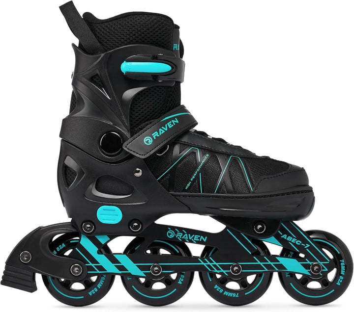 RAVEN Expert 2in1 Schlittschuhe Hockey Inline Skates Inliner für Kinder und Erwachsene verstellbar,