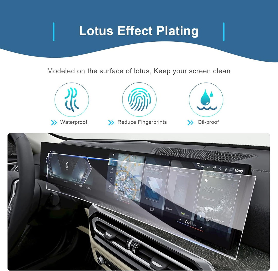 GAFAT Kompatibel mit Neu BMW i3 i4 i5 i7 iX X5 X6 X7 XM iDrive 8 2022 2023 2024 Schutzfolie, Glas Di