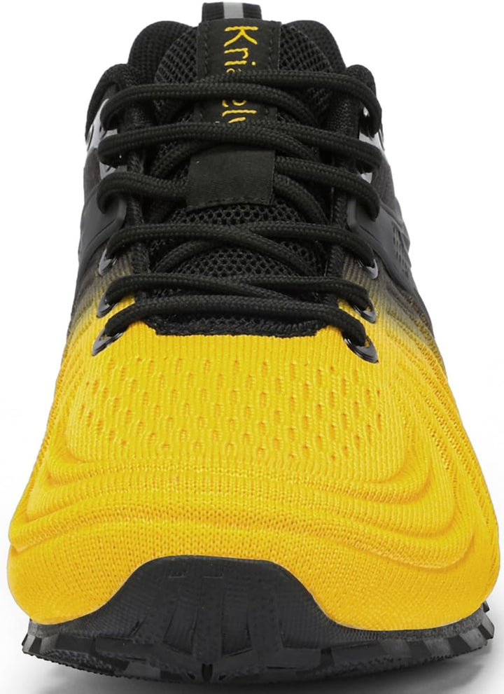 Kricely Traillaufschuhe Herren Laufschuhe Strassenlaufschuhe Sneaker Leicht Wanderschuhe Fitnessschu