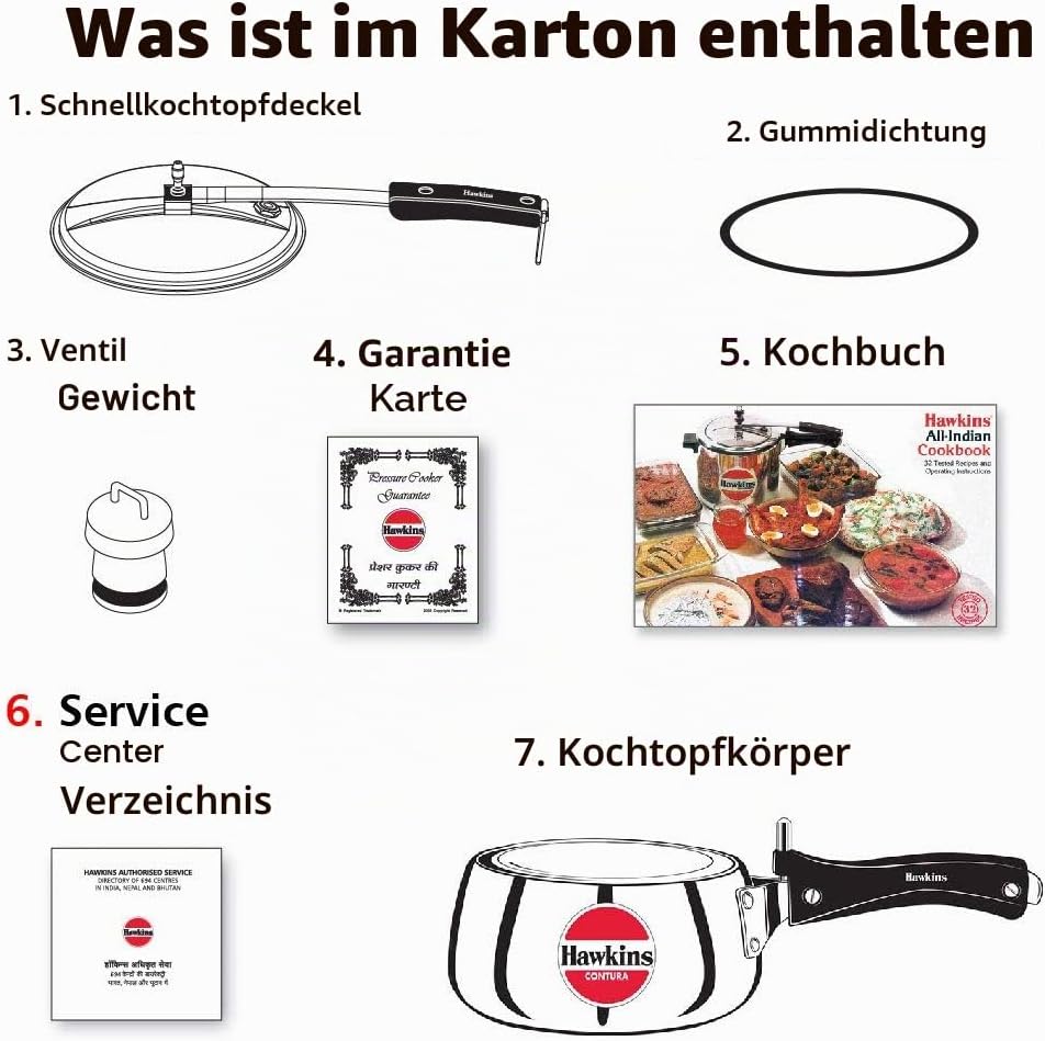HAWKINS HC15 Contura Schnellkochtopf, 1,5 l, klein, Aluminium, 1.5 liters, Silber 1.5 litre, 1.5 lit