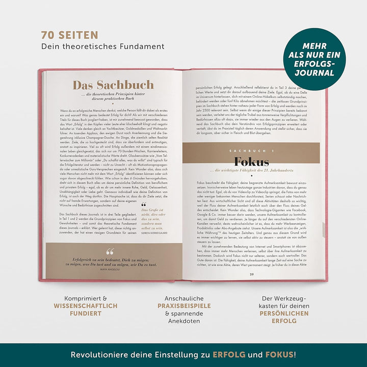 Das 6 Minuten Tagebuch Erfolgsjournal - #1 Tagesplaner 2025 für mehr Motivation, Selbstreflexion & E