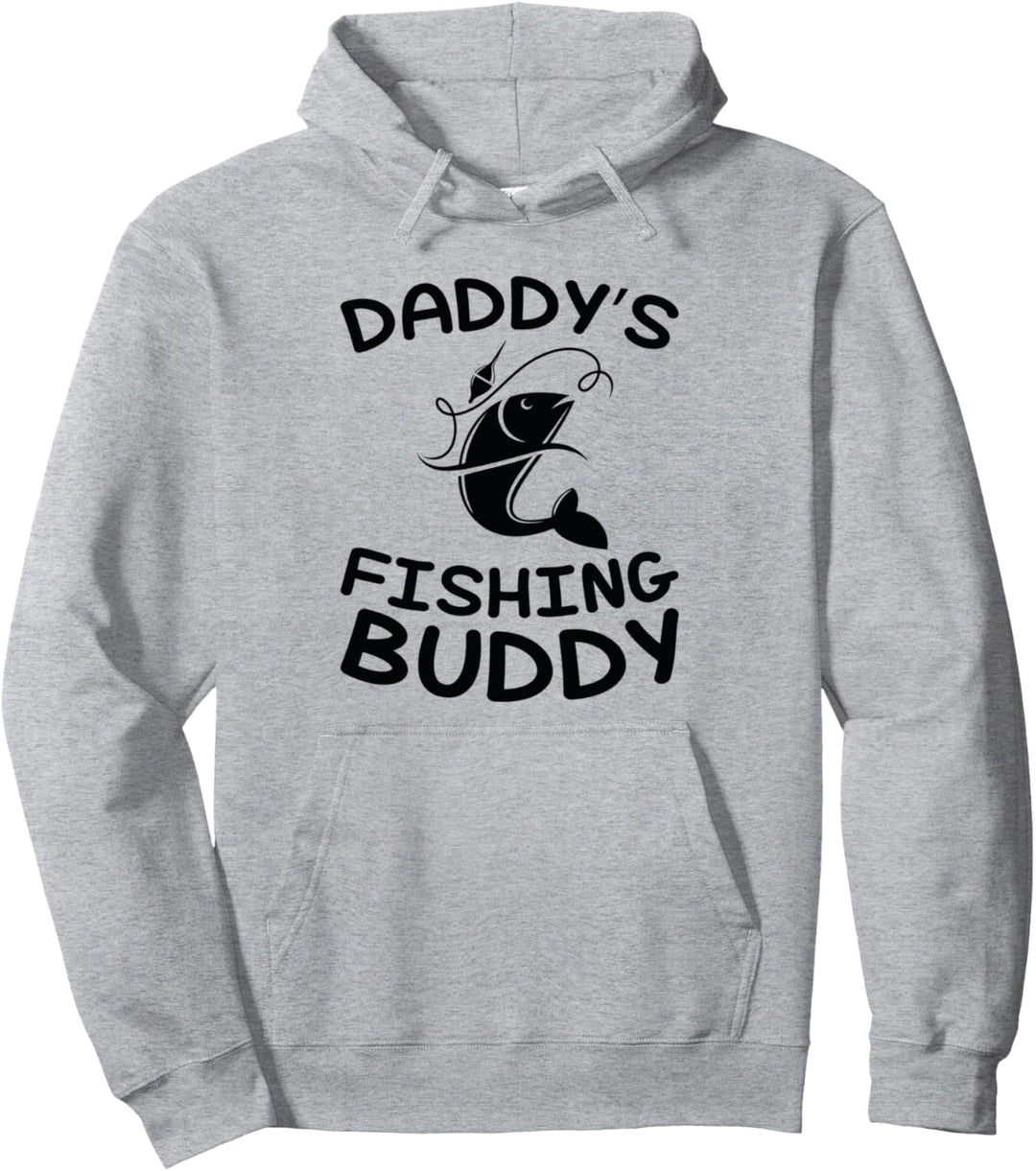 Daddy's Fishing Buddy - Kinder Fischer Pullover Hoodie