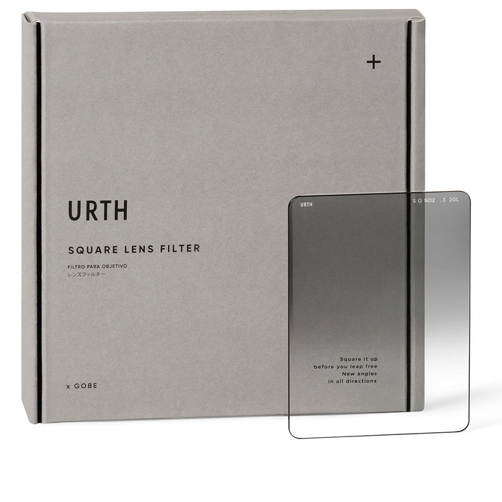 Urth 75 x 100mm Grauverlaufsfilter Soft ND2 (1 Stop) GND Filter (Plus+), ND2