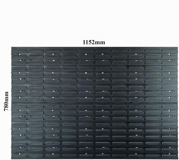 65-tlg. Werkzeugwand Set 1152 x 780 mm Werkstattwand Werkstattregal Lochwand mit Werkzeughaltern für