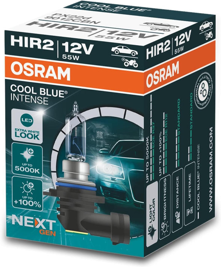 Osram Cool Blue Intense NextGen Halogen Birn - HIR2 - 12V/55W - 1 Stück HIR2 Faltschachtel, HIR2 Fal