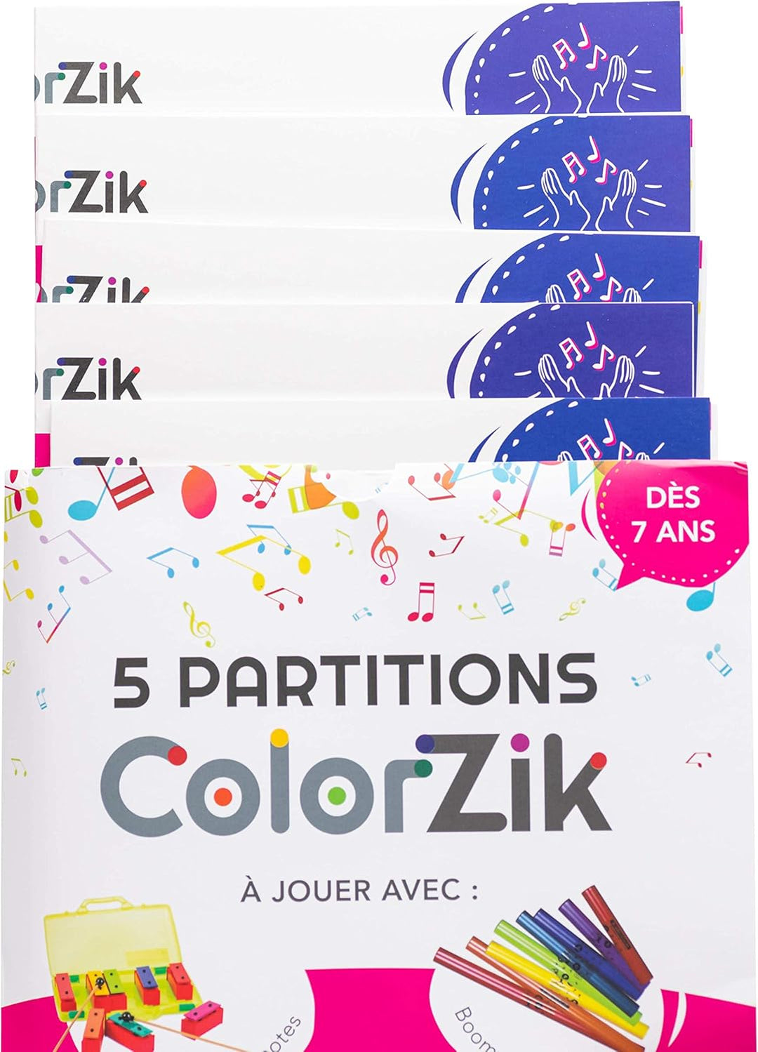 Fuzeau - Colorzik CD-Booklet "Special Hits" – Spielerische Methode zum Spielen ohne Solfege – 5 bunt