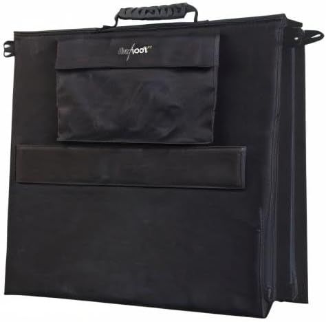 revolt Solar-Koffer: Mobiles faltbares Solarpanel, 2 monokristalline Solarzellen, 80 Watt (Solarmodu