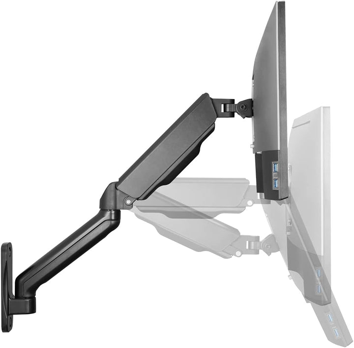 LogiLink BP0145 - Monitorwandhalterung, 17–32", Gasdruckfeder, 90–540 mm, Schwarz