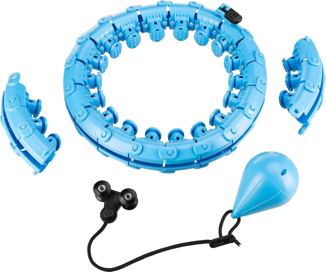 Queenfit Smart Hula Hoop Reifen Erwachsene, Hula Hoop mit Gewicht, Hulahuppreif zum Abnehmen, Smart
