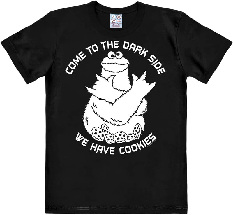 Logoshirt® Sesamstrasse I Krümelmonster I Come to The Dark Side I T-Shirt Print I Damen & Herren I k