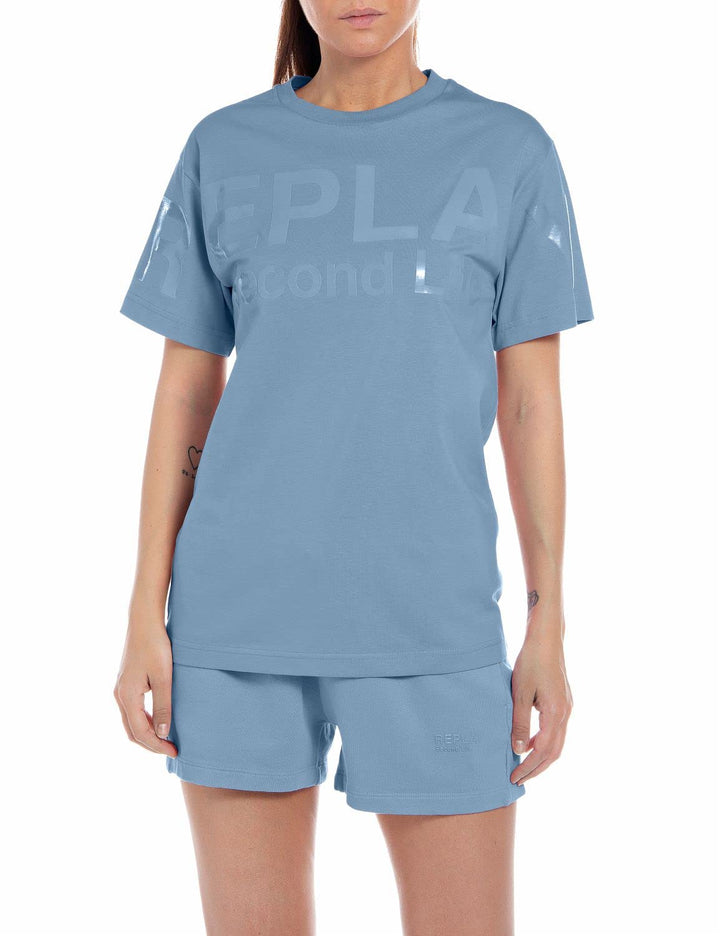 Replay Damen T-Shirt XS 276 Blue, XS 276 Blue