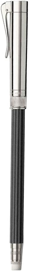 Graf von Faber-Castell 118568 - Perfekter Bleistift mit Verlängerer, Spitzer und Radiergummi, platin