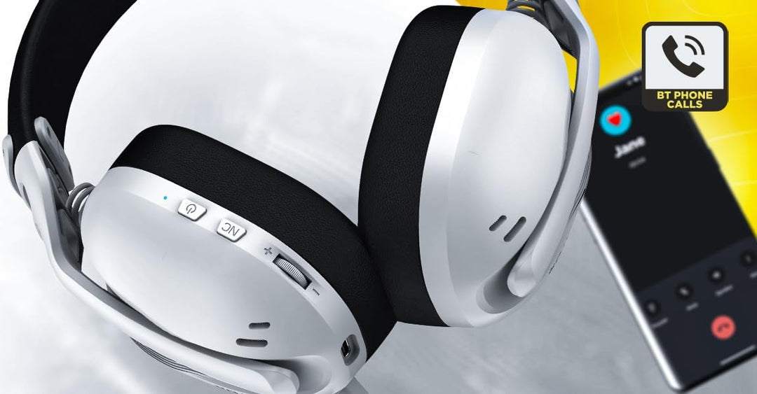 HATOR Hyperpunk 3 Wireless Gaming-Headset – Kabellos, Hi-Res Audio, Hybrid ANC, 40mm Treiber, Blueto