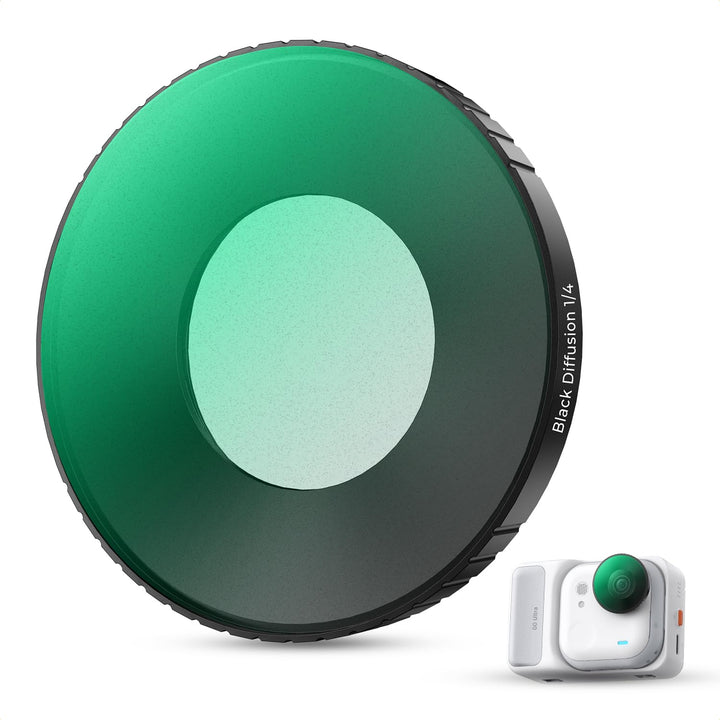K&amp;F CONCEPT Black Diffusion 1/4 Filter Kompatibel mit Insta360 Go Ultra, Black Promist Filter für kr
