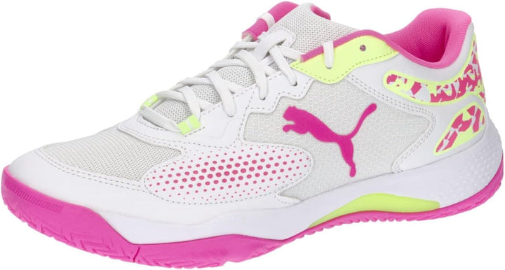 PUMA Herren Solarcourt RCT Fussballschuh 44 EU Puma White Ravish Fast Yellow, 44 EU Puma White Ravis