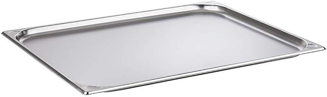 APS 81000 GN-Behälter 2/1, Gastronormbehälter Edelstahl/Abmessungen 65 x 53 cm/Höhe 2 cm/Volumen 5 L