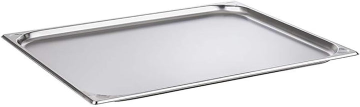 APS 81000 GN-Behälter 2/1, Gastronormbehälter Edelstahl/Abmessungen 65 x 53 cm/Höhe 2 cm/Volumen 5 L