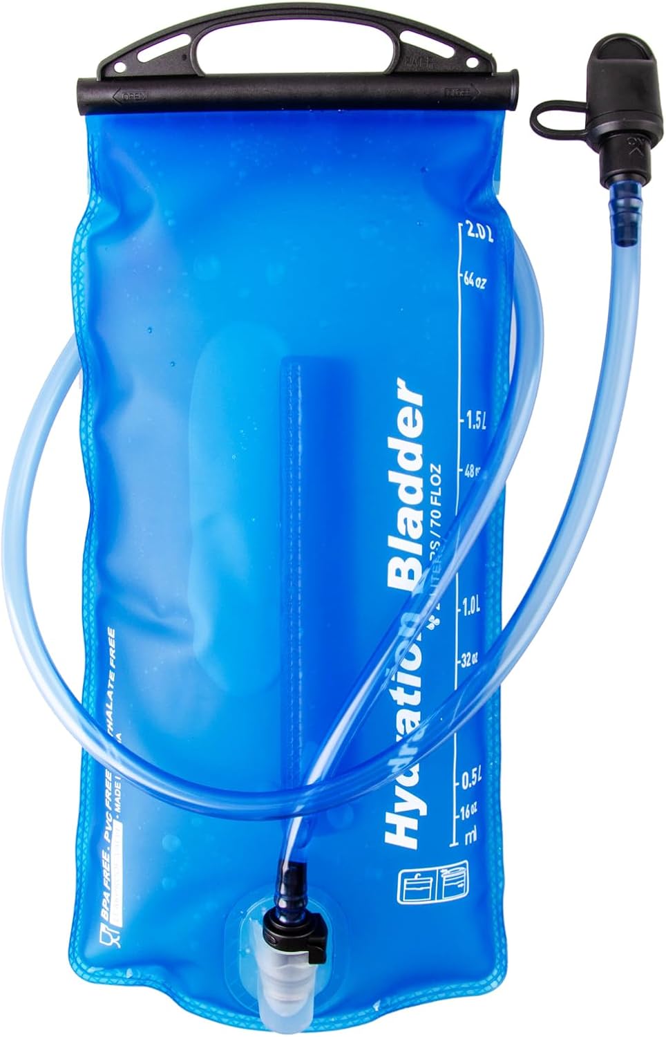 TRIWONDER 2L Trinkblase, Wasserblase, Trinkbeutel, Wasserreservoir Wasserbehälter für Wandern Campin