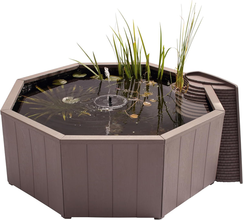 Aquagarden, kein Graben natureteich, erhöhter Teich für Garten oder Terrasse, einfache Konstruktion