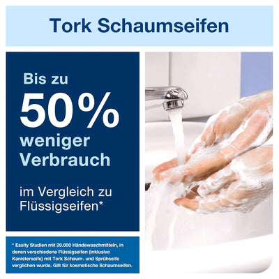 Tork 520701 extra milde Schaumseife Premium für Tork S4 Seifenspendersysteme/Besonders sanfte Handse