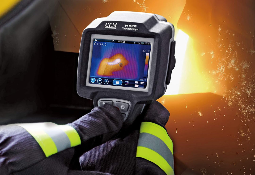 Professional Thermodetektor Wärmebildkamera CEM DT-9873B Infrarot, Thermodetektor, Video Funktion, 1