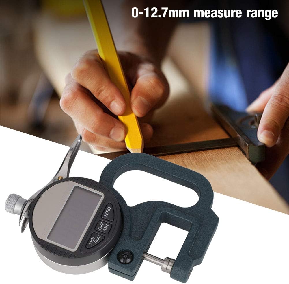 0-12,7 mm Dickenmessgerät, elektronisches Dickenmessgerät, 0,01 mm digitales Dickenmessgerät für Led