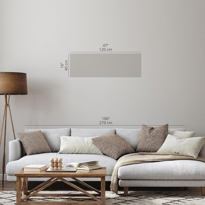 murando - Bilder Hirsch 120x40 cm Vlies Leinwandbild 1 tlg Kunstdruck modern Wandbilder XXL Wanddeko