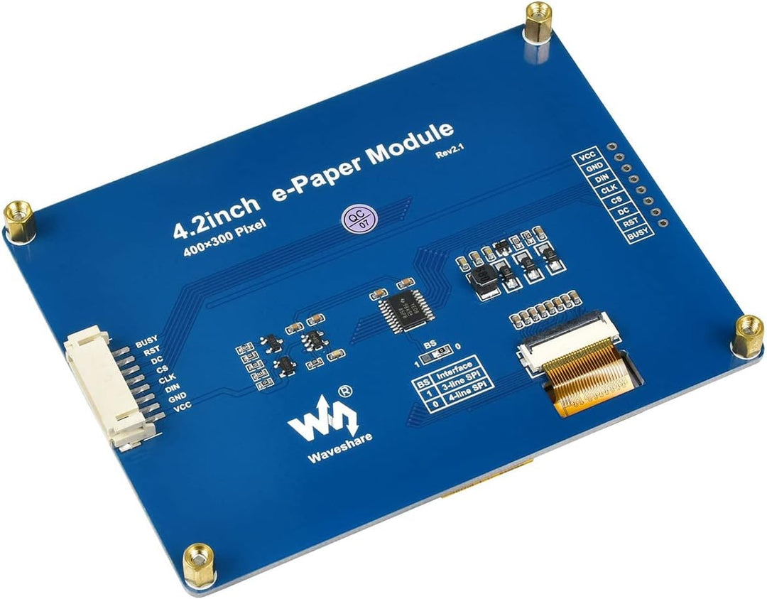 IBest 4.2inch E-Paper Display Module 400x300 Resolution 3.3V-5V Two-Color E-Ink Display HAT epaper S