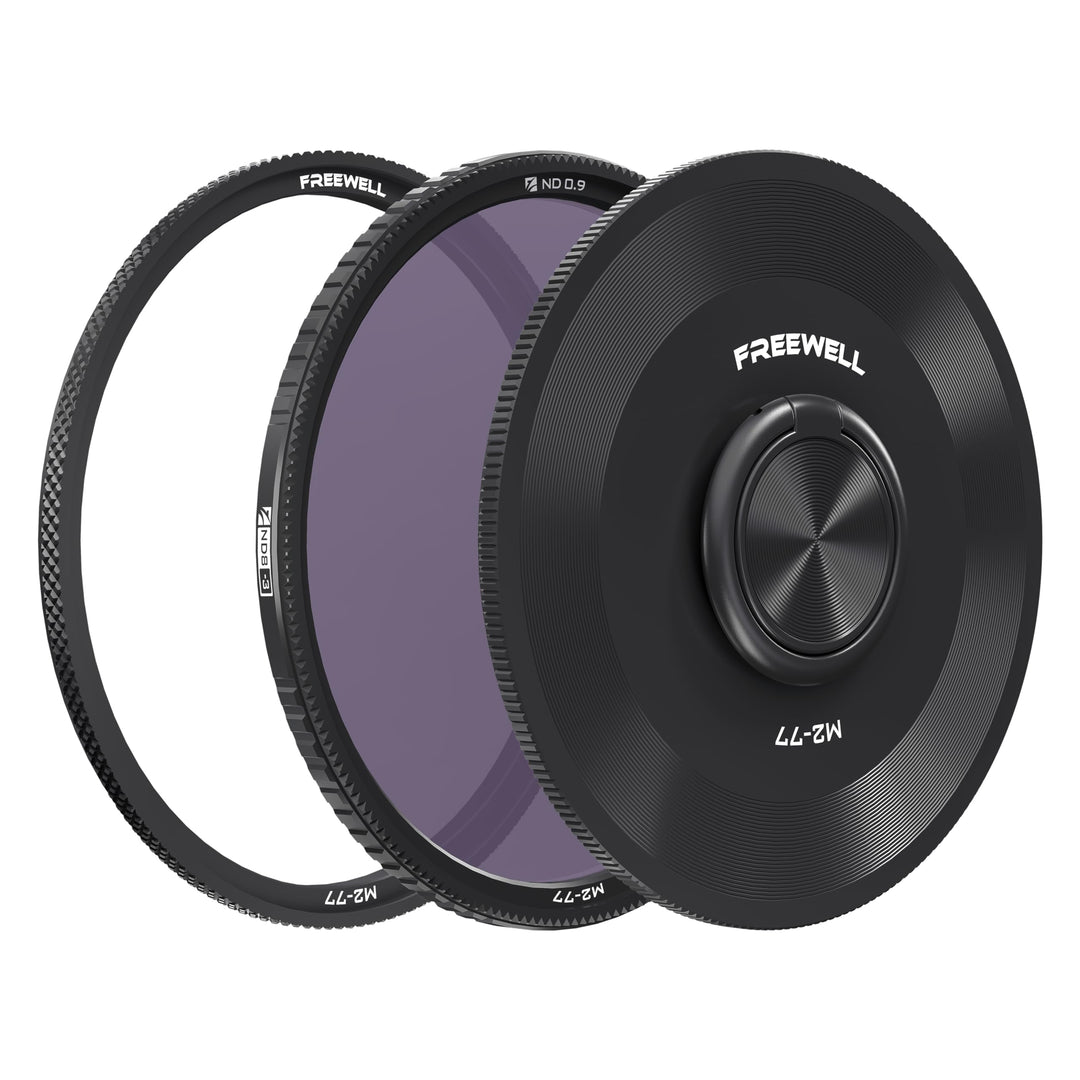 Freewell 77 mm ND8 (3 Blendenstufen) ND0.9 Kamerafilter, kompatibel mit der M2-Serie 77MM ND8, 77MM
