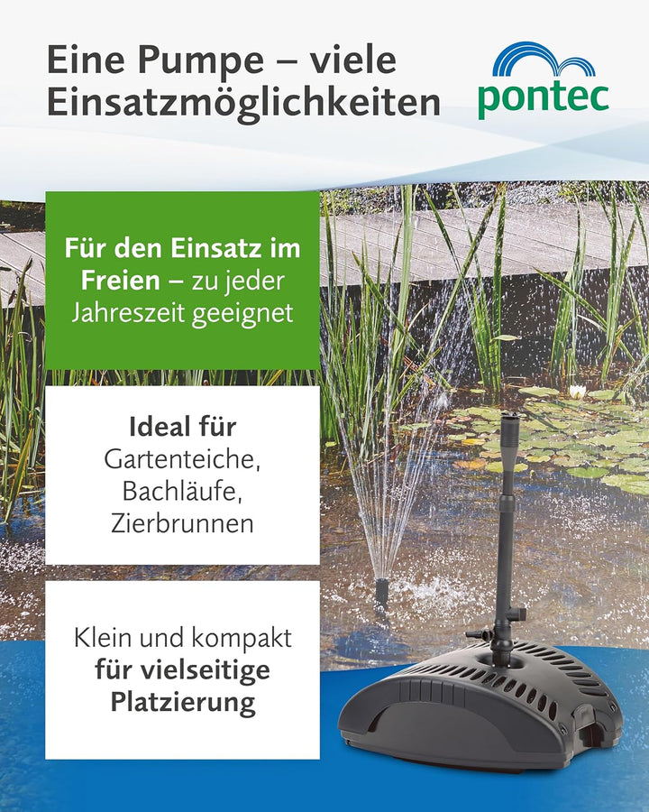 Pontec 57119 Unterwasserfilter PonDuett 5000, Filter, Unterwasser, Teichfilter, Brunnenpumpe, Wasser
