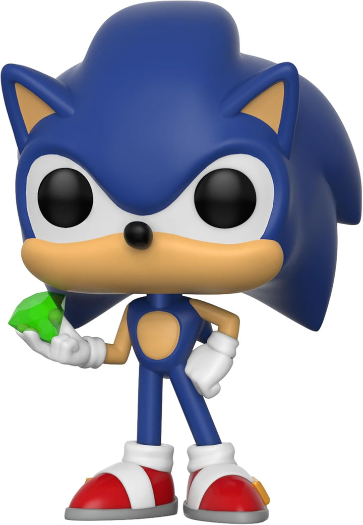 Funko Pop! Games Sonic The Hedgehog Sonic With Emerald - Vinyl-Sammelfigur - Geschenkidee - Offiziel