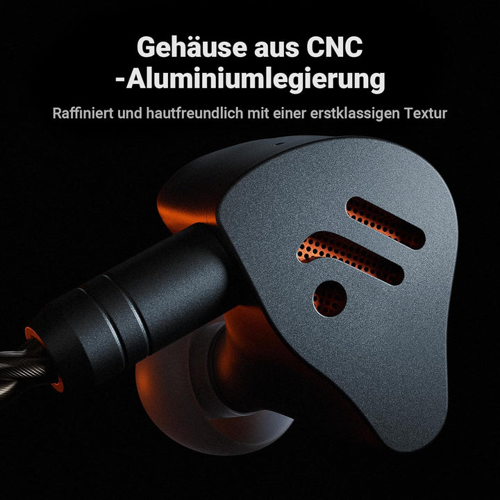 Fosi Audio IM4 Offene Hi-Fi-In-Ear-Monitor-Kopfhörer, 10-mm-Beryllium-Treiber, N52-Doppelmagnet und