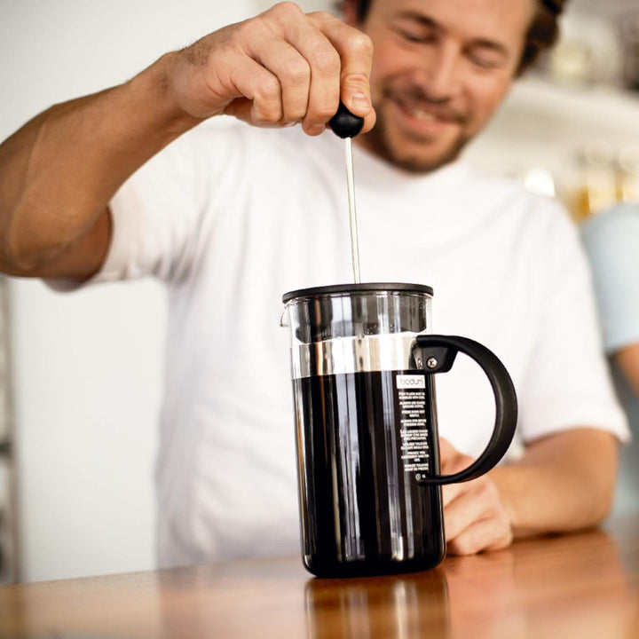 Bodum 1573-01 bistroNOUVEAU Kaffeebereiter (French Press System, Spülmaschinengeeignet), 0,35 liters
