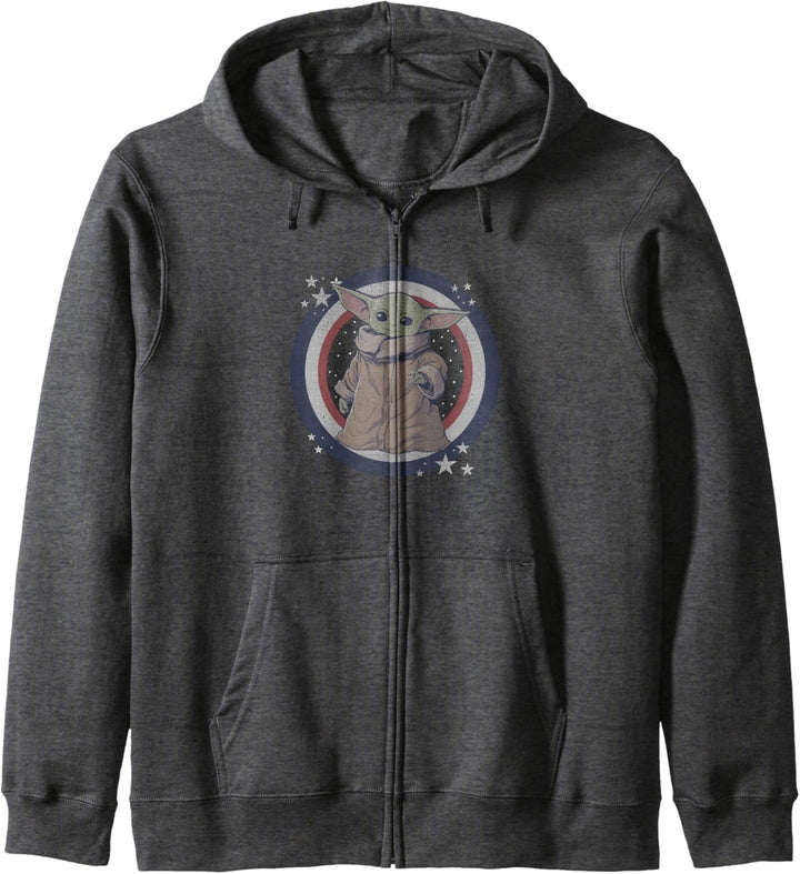 Star Wars: The Mandalorian Fourth Of July Grogu Patriot Kapuzenjacke